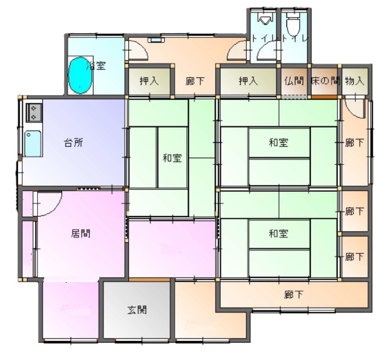 detached 大字押方